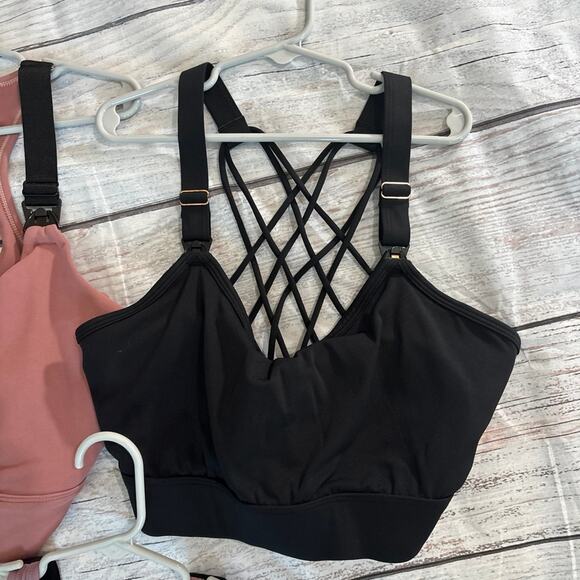 Nursing sports bra size large lot - Picture 3 of 7